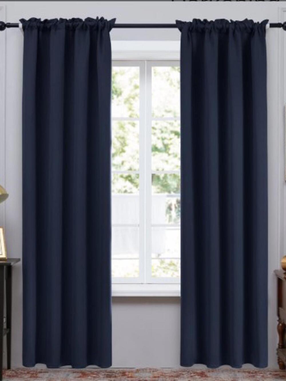 BLACKOUT CURTAIN PR-42X84-NAVY BLUE
